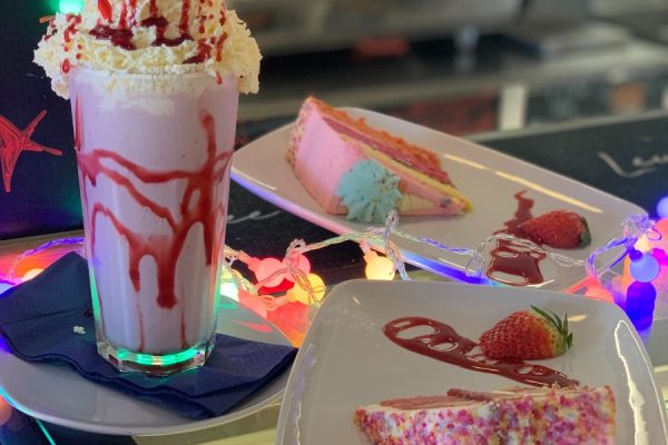 Delicious food and drink served at Lewis's Ice Cream & Coffee Shop